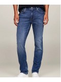 Tommy Hilfiger Denton Jeans - Straight Faded Jeans In mandall indigo - MW0MW339451A7