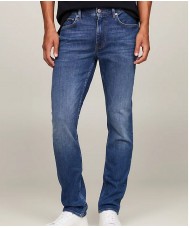 Tommy Hilfiger Denton Jeans - Straight Faded Jeans In mandall indigo - MW0MW339451A7