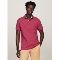 Tommy Hilfiger 1985 Collection Pique Polo In Pink Heather