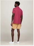 Tommy Hilfiger 1985 Collection Pique Polo In Pink Heather