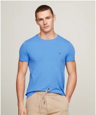Tommy Hilfiger Extra Slim Fit T-Shirt In Blue Spell - Style MW0MW10800 C30