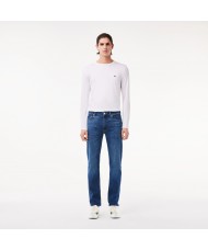 Lacoste Men's  Slim Fit Stretch Cotton Denim Jeans - Stone Wash - HH2704-00-MK9
