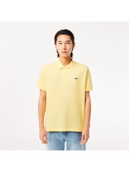 Lacoste Men's Classic Fit L1212 Polo Shirt In Pastel Yellow - L1212-00-107
