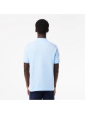 Lacoste Men's Trim Accent Regular Fit Pique Polo Shirt In Pale Blue - PH9875