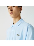 Lacoste Men's Trim Accent Regular Fit Pique Polo Shirt In Pale Blue - PH9875