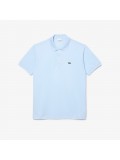 Lacoste Men's Trim Accent Regular Fit Pique Polo Shirt In Pale Blue - PH9875