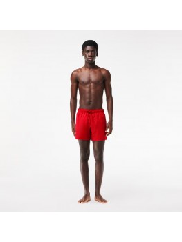 Lacoste Swim Shorts In Bright Red - MH6270 00 8UN