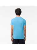 Lacoste Men's Crew Neck Pima Cotton Jersey T-shirt In Celest Blue - TH6709 00 IY3 
