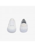 Lacoste Mens Powercourt Burnished Trainer In White - 41SMA0030