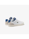Lacoste Mens Lerond Pro Leather Heel Pop Trainers In White - 45CMA0036