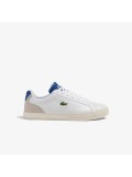 Lacoste Mens Lerond Pro Leather Heel Pop Trainers In White - 45CMA0036
