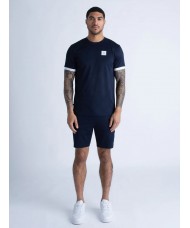 Luke "Palance" Jaquard Jersey Sports Shorts In Navy Blue - M760351