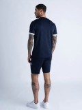 Luke "Dempsey" Crew Neck T Shirt In Navy Blue - M760151 