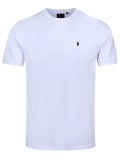 Luke "SHANGHAI" Crew Neck T - Shirt in White - M690150