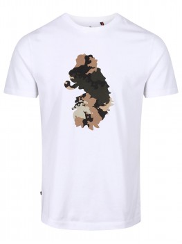 Luke "Infilapenny"  Crew Neck T Shirt with Camo Print - M720152