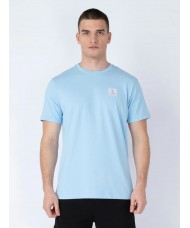 Luke "Brunei" Crew Neck T Shirt In Sky Blue - M730150