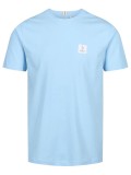 Luke "Brunei" Crew Neck T Shirt In Sky Blue - M730150