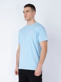 Luke "Exquisite" Crew Neck T Shirt In Sky Blue - M760160