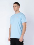 Luke "Brunei" Crew Neck T Shirt In Sky Blue - M730150