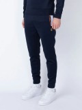 Luke Hobart Cuffed Joggers In Dark Navy Blue - M730364