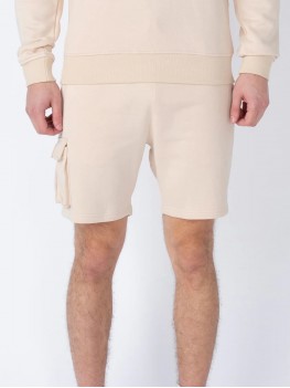 Luke Hanoi Sweat Shorts in Cream - M750351