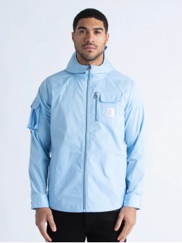 Luke NEPAL Hooded Jacket In Sky Blue - M750758