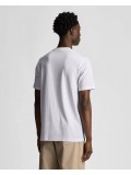 Lyle & Scott Tonal Eagle Crew Neck T-Shirt In White - TS400TON