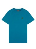 Lyle & Scott Crew Neck T-Shirt In Leisure Blue - TS400VOG
