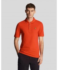 Lyle & Scott Plain Polo Shirt In Gala Red - SP400VOG Z799