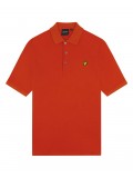 Lyle & Scott Plain Polo Shirt In Gala Red - SP400VOG Z799