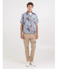 Replay Short-sleeved shirt with floral print  M4119 .000.74920
