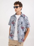 Replay Short-sleeved shirt with floral print  M4119 .000.74920