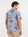 Replay Short-sleeved shirt with floral print  M4119 .000.74920