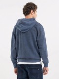 Replay Half Zipper Hoodie in mid blue - M6829 .000.23688M