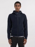 Replay Navy Blue Full Zip  Technical Fabric hoodie - M6830 .000.23655