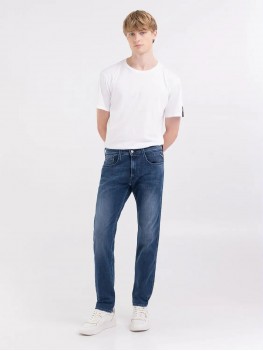 Replay Anbass Slim Fit Jeans In Stonewash M914Y .000.41A 620