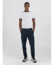 Replay Slim fit Jaan Cargo Pants In Navy Blue M9649 .000.8366197