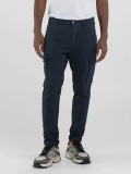 Replay Slim fit Jaan Cargo Pants In Navy Blue M9649 .000.8366197