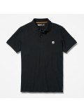 Timberland Men's Merry Meeting Stretch Polo In Black -  TB 0A2DJE100