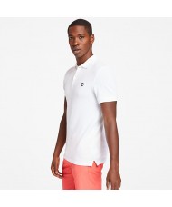 Timberland Men's Merry Meeting Stretch Polo In White -  TB 0A2DJE100