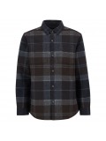 Barbour Chapter Check Overshirt In Midnight Oak Tartan - MOS0400TN38