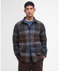 Barbour Chapter Check Overshirt In Midnight Oak Tartan - MOS0400TN38