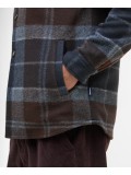 Barbour Chapter Check Overshirt In Midnight Oak Tartan - MOS0400TN38