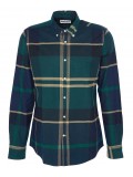 Barbour Men's Iceloch Check Tailored Fit Shirt In Greenloch  - MSH4994TN23