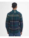 Barbour Men's Iceloch Check Tailored Fit Shirt In Greenloch  - MSH4994TN23