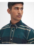 Barbour Men's Iceloch Check Tailored Fit Shirt In Greenloch  - MSH4994TN23