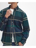 Barbour Men's Iceloch Check Tailored Fit Shirt In Greenloch  - MSH4994TN23