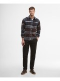Barbour Men's Iceloch Check Tailored Fit Shirt In Midnight Oak Tartan  - MSH4994TN38