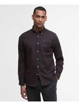 Barbour Men's Buckley Tailored Fit Shirt In Dark Oak - MSH5507BR17
