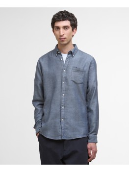 Barbour Men's Buckley Tailored Fit Shirt In Dark Navy - MSH5507NY94